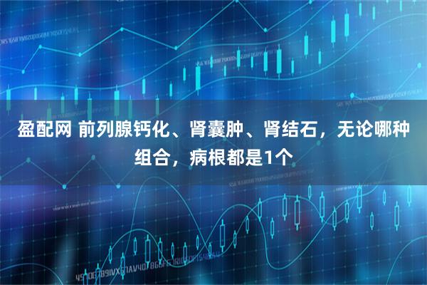 盈配网 前列腺钙化、肾囊肿、肾结石，无论哪种组合，病根都是1个